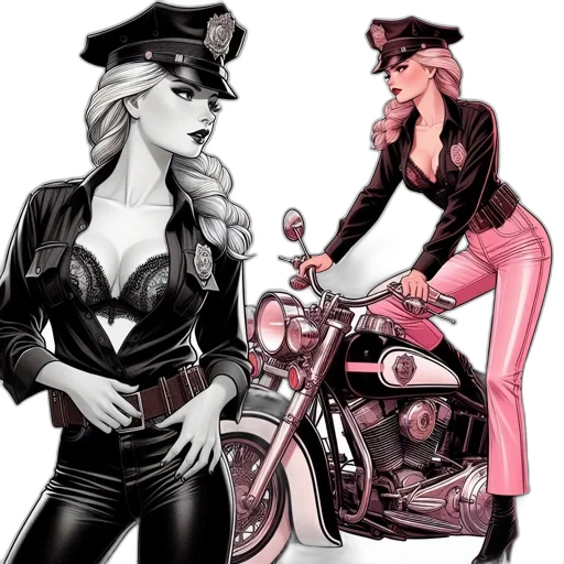 comic book art, concept art, cartoon, fantasy art transparent PNG cut-out