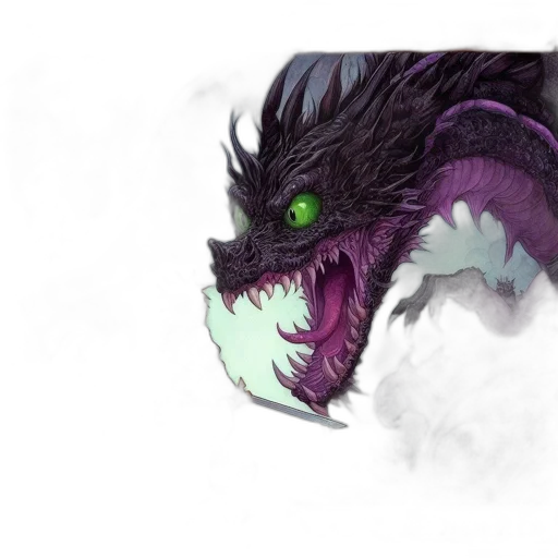 dragon, creature, mask, animal transparent PNG cut-out