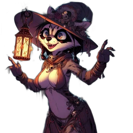 staff, hat, mask, concept art transparent PNG cut-out