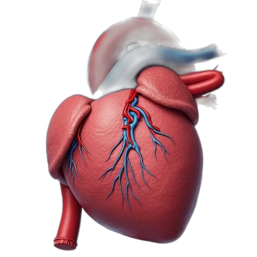 3d render, spleen, vascular, schematic transparent PNG cut-out