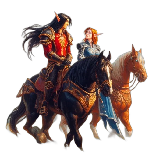 fantasy art, concept art, pixel art, comic book art transparent PNG cut-out