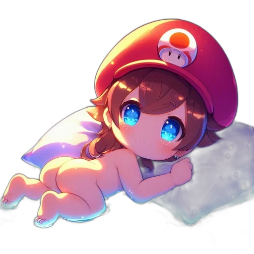 hat, creature, weapon, staff transparent PNG cut-out