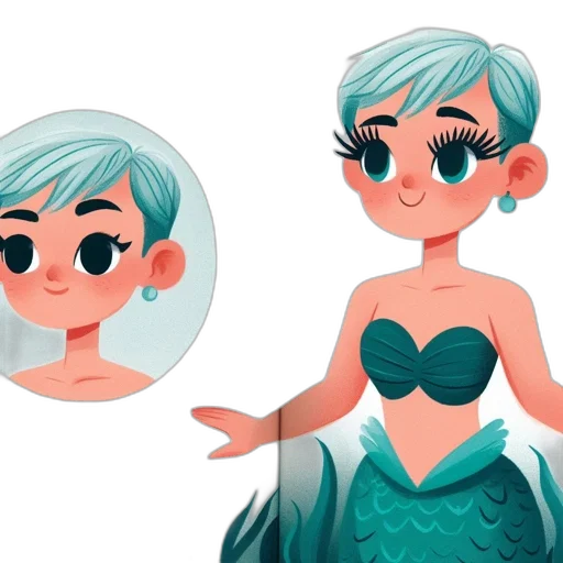concept art, cartoon, fantasy art, 3d render transparent PNG cut-out