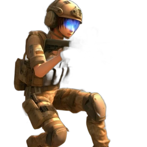 weapon, staff, robot, mask transparent PNG cut-out