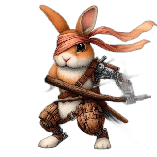 weapon, animal, staff, concept art transparent PNG cut-out