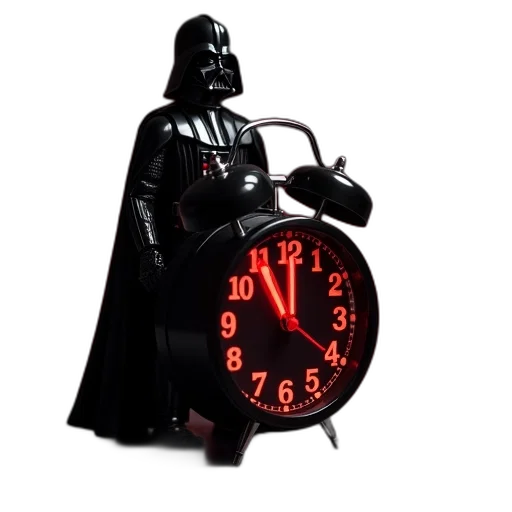 darth, vader, alarm, clock transparent PNG cut-out