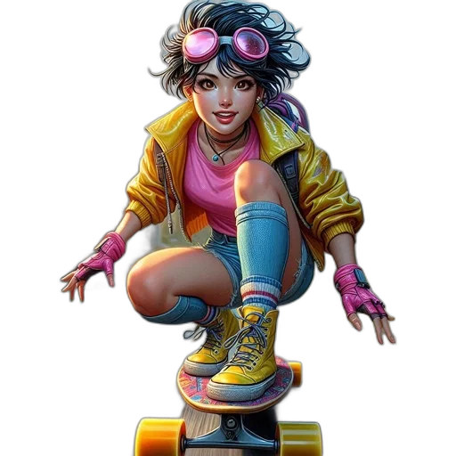 jacket, concept art, comic book art, fantasy art transparent PNG cut-out