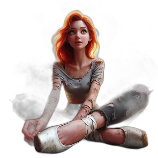 dress, fantasy art, concept art, photorealistic transparent PNG cut-out