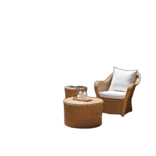furniture, 3d render, photorealistic, earth tones transparent PNG cut-out