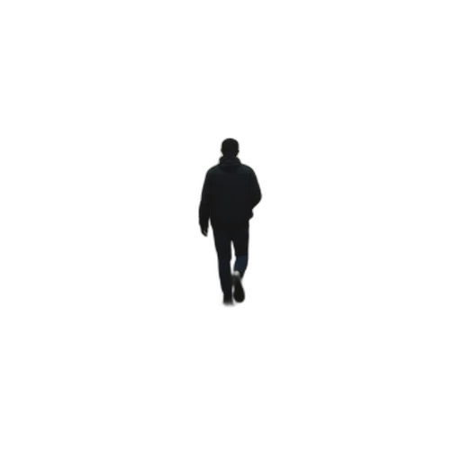 jacket, staff, robot, creature transparent PNG cut-out