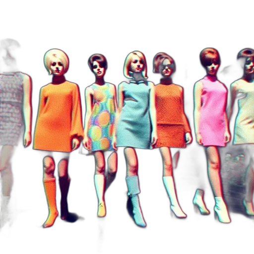 dress, 3d render, concept art, vaporwave transparent PNG cut-out