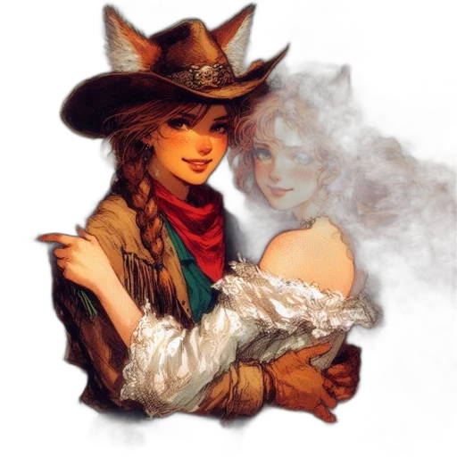 hat, fantasy art, concept art, pixel art transparent PNG cut-out