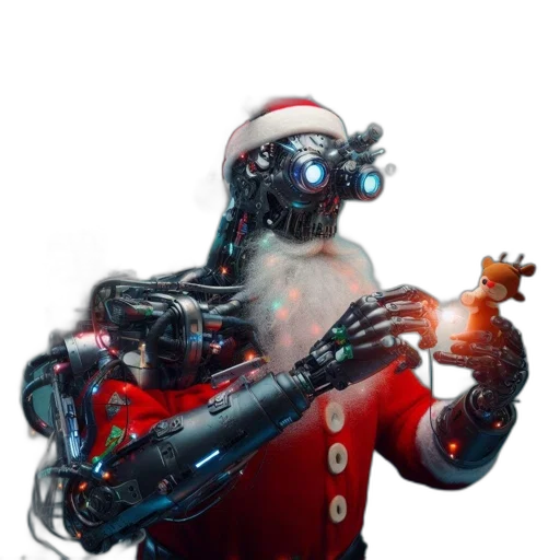 robot, weapon, staff, creature transparent PNG cut-out