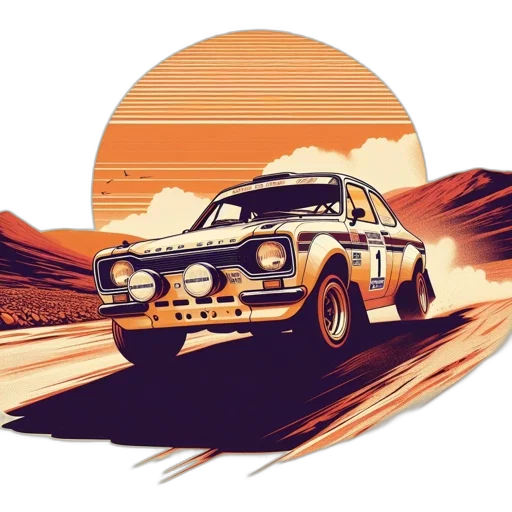 car, comic book art, concept art, fantasy art transparent PNG cut-out