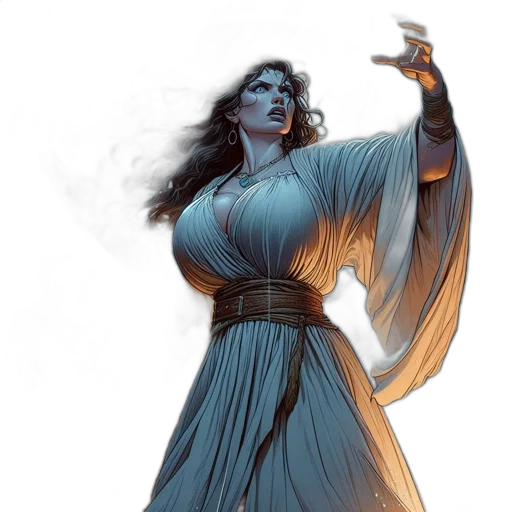 concept art, comic book art, fantasy art, fire transparent PNG cut-out