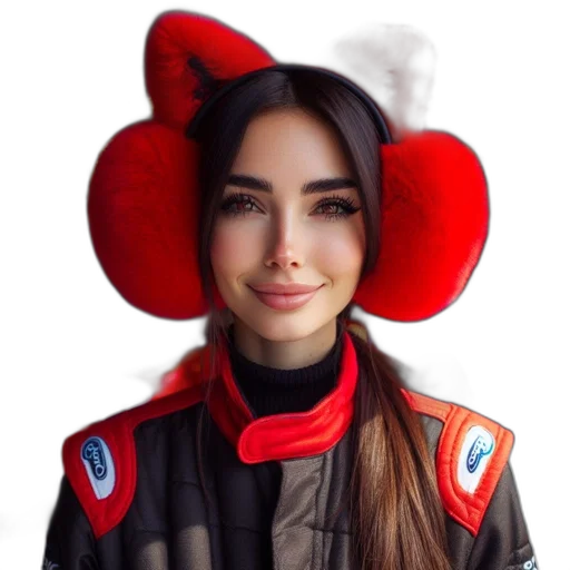 staff, hat, face, jacket transparent PNG cut-out