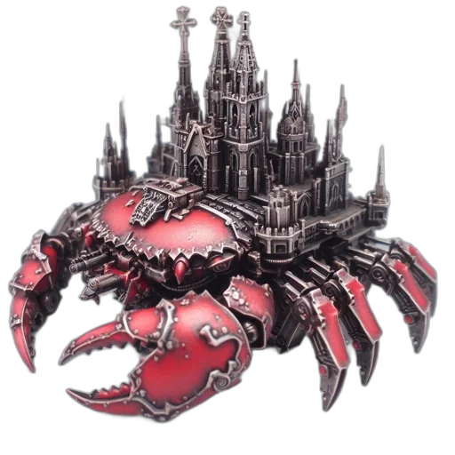 crown, weapon, concept art, 3d render transparent PNG cut-out