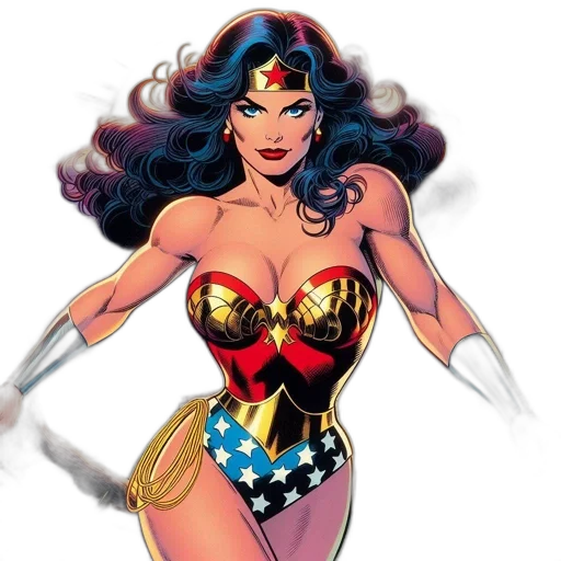 comic book art, concept art, cartoon, fantasy art transparent PNG cut-out
