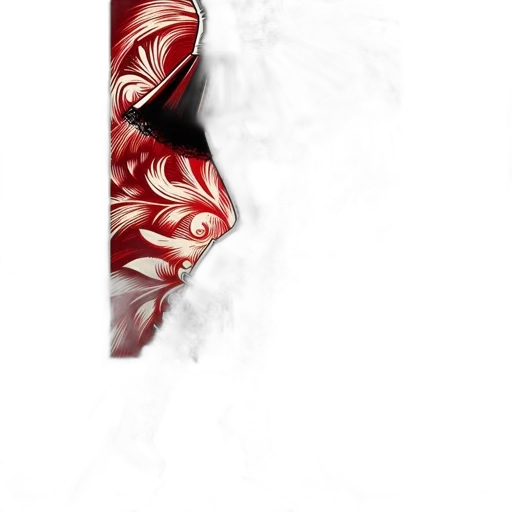 mask, shoes, hair, sword transparent PNG cut-out