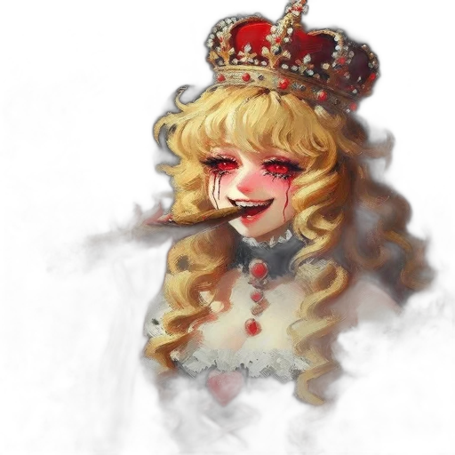 crown, face, pixel art, fantasy art transparent PNG cut-out
