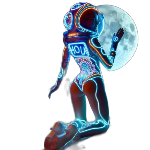 robot, creature, dress, mask transparent PNG cut-out