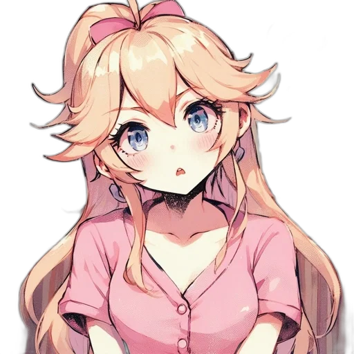staff, dress, face, flower transparent PNG cut-out