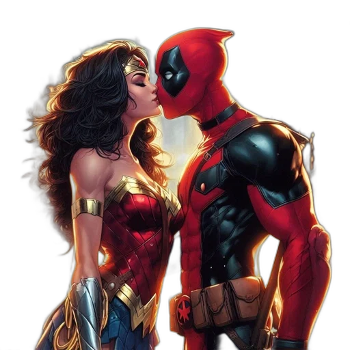 comic book art, concept art, wonder, woman transparent PNG cut-out