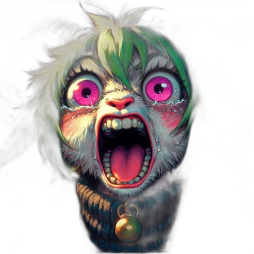 mask, creature, face, concept art transparent PNG cut-out