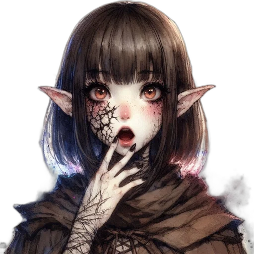 mask, face, creature, staff transparent PNG cut-out