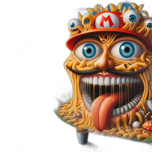 mask, crown, face, creature transparent PNG cut-out