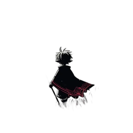 jacket, umbrella, crown, creature transparent PNG cut-out