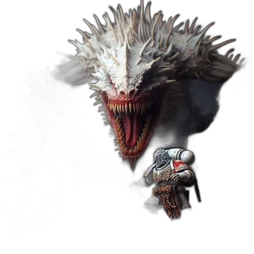dragon, creature, mask, animal transparent PNG cut-out