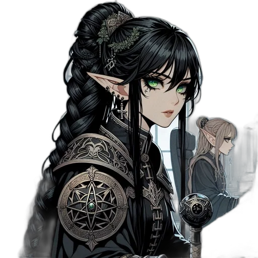staff, weapon, sword, fantasy art transparent PNG cut-out