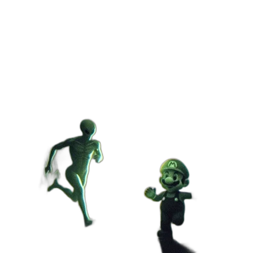 robot, mask, creature, staff transparent PNG cut-out