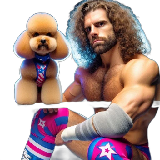 dimly, lit, wrestling, ring transparent PNG cut-out