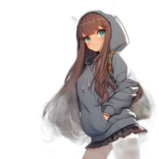 jacket, dress, staff, hat transparent PNG cut-out