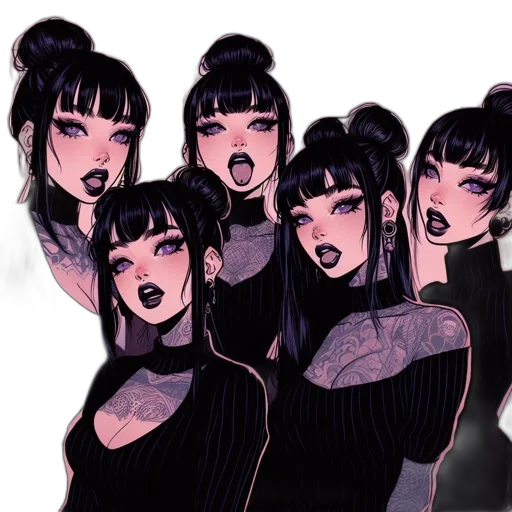 hair, mask, face, dress transparent PNG cut-out