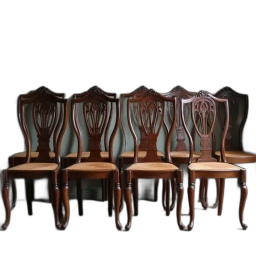 furniture, 3d render, eight, old transparent PNG cut-out