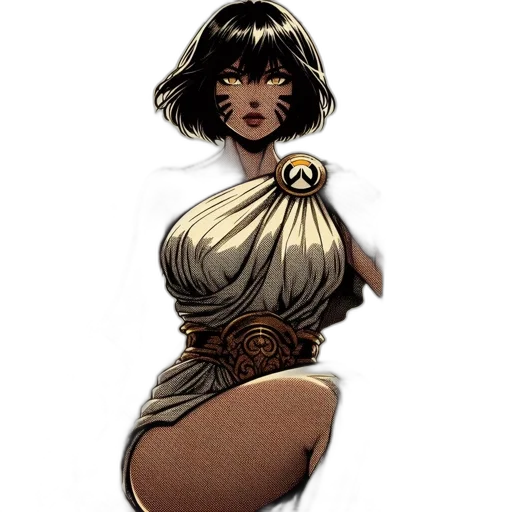 dress, concept art, fantasy art, comic book art transparent PNG cut-out