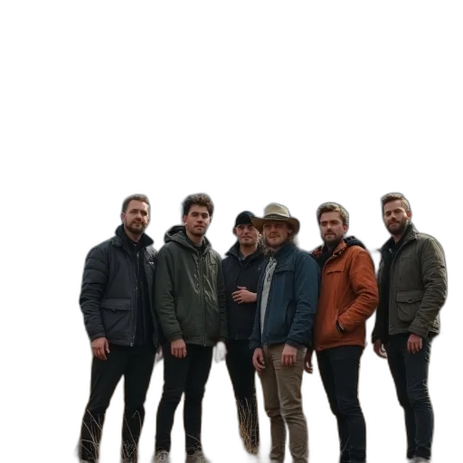jacket, staff, hat, umbrella transparent PNG cut-out