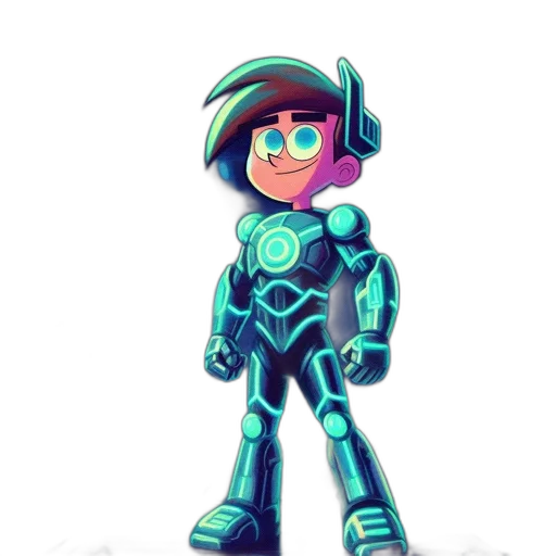 robot, staff, weapon, jacket transparent PNG cut-out