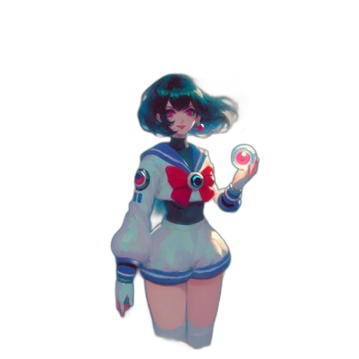 staff, dress, hat, robot transparent PNG cut-out