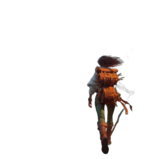 staff, creature, robot, weapon transparent PNG cut-out