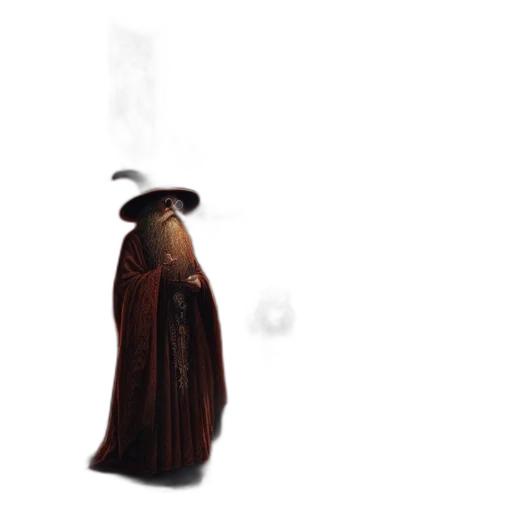 staff, dress, hat, mask transparent PNG cut-out