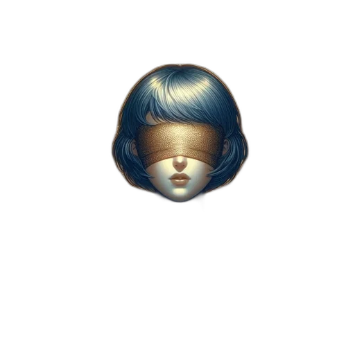 hair, face, mask, crown transparent PNG cut-out