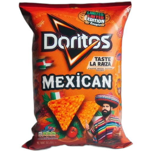 food, hat, photorealistic, doritos transparent PNG cut-out