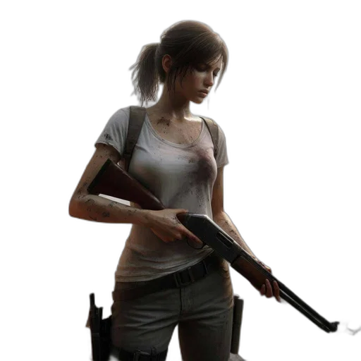 weapon, concept art, photorealistic, 3d render transparent PNG cut-out