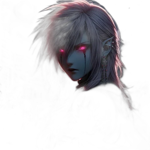 mask, face, hair, creature transparent PNG cut-out