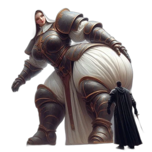dress, sword, weapon, staff transparent PNG cut-out