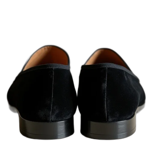 shoes, 3d render, pair, black transparent PNG cut-out